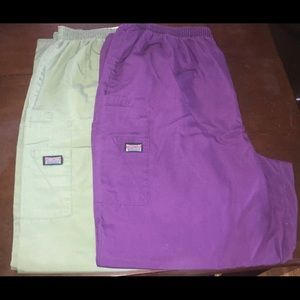 Bundle of two scrub bottoms